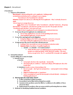 MGT 352 Exam 1 review - MGT 352 Exam 1 Review Date: Tuesday, March 3rd ...