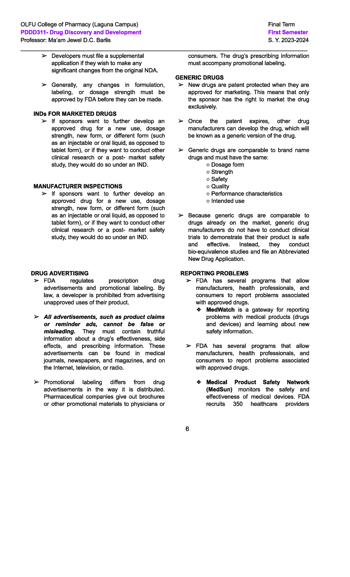 FF - NONE - Pharmaceutical Dosage Forms & Drug Delivery Systems - Studocu