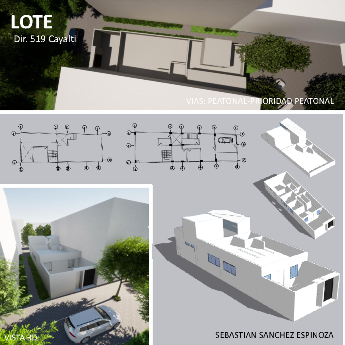 Panel LOTE - taller de diseño arquitectonico - 1 2 4 51 2 A B C A B A C ...