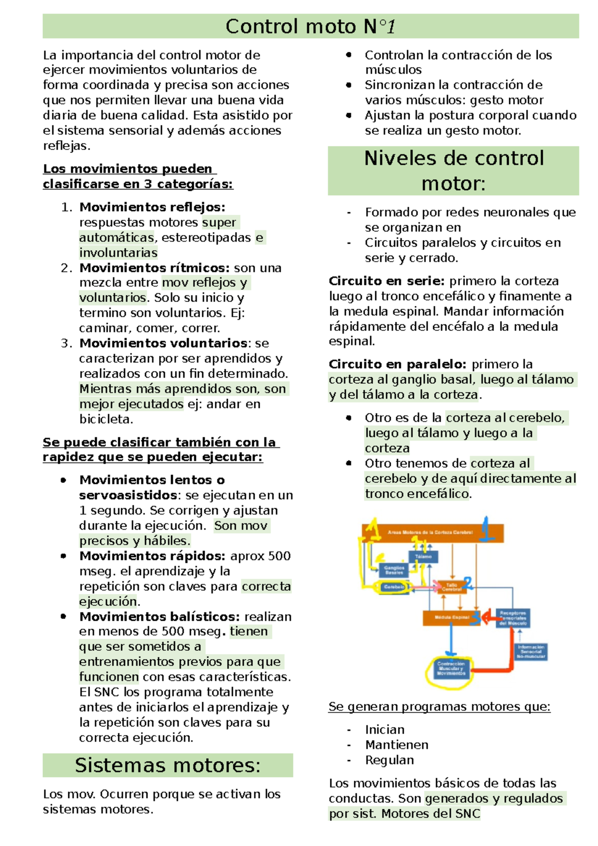 Control Motor N°1 - Apuntes - Control Moto N° La Importancia Del ...