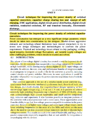 Lpic notes unit4 yet another unit - UNIT 4 Low-Power and Low-Voltage ...