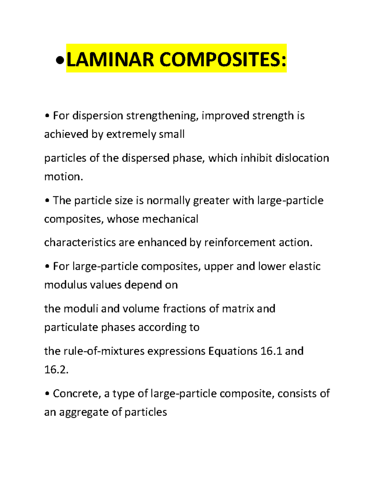 Laminar Composites - LAMINAR COMPOSITES: For dispersion strengthening ...