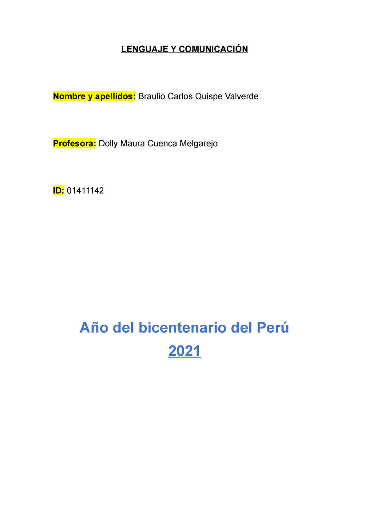 Spsu 860 Actividadentregable 002 Lenguaje Lenguaje Y ComunicaciÓn