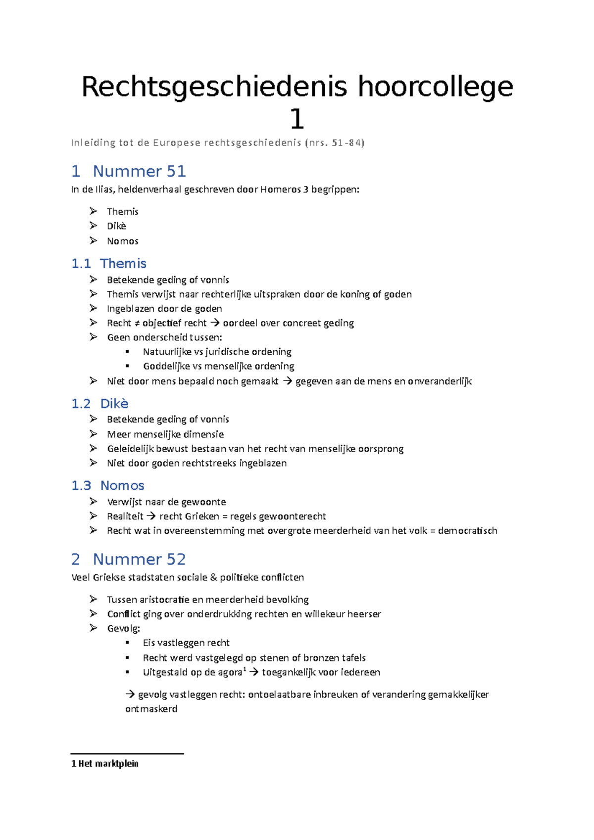 Rechtsgeschiedenis Hoorcollege 1 - Rechtsgeschiedenis Hoorcollege 1 ...