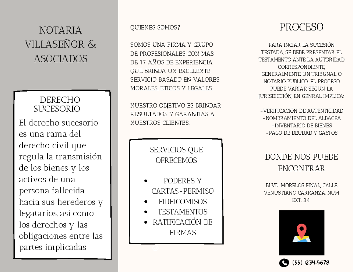 Folleto Informativo Sobre Derecho Sucesorio - PODERES Y CARTAS-PERMISO ...