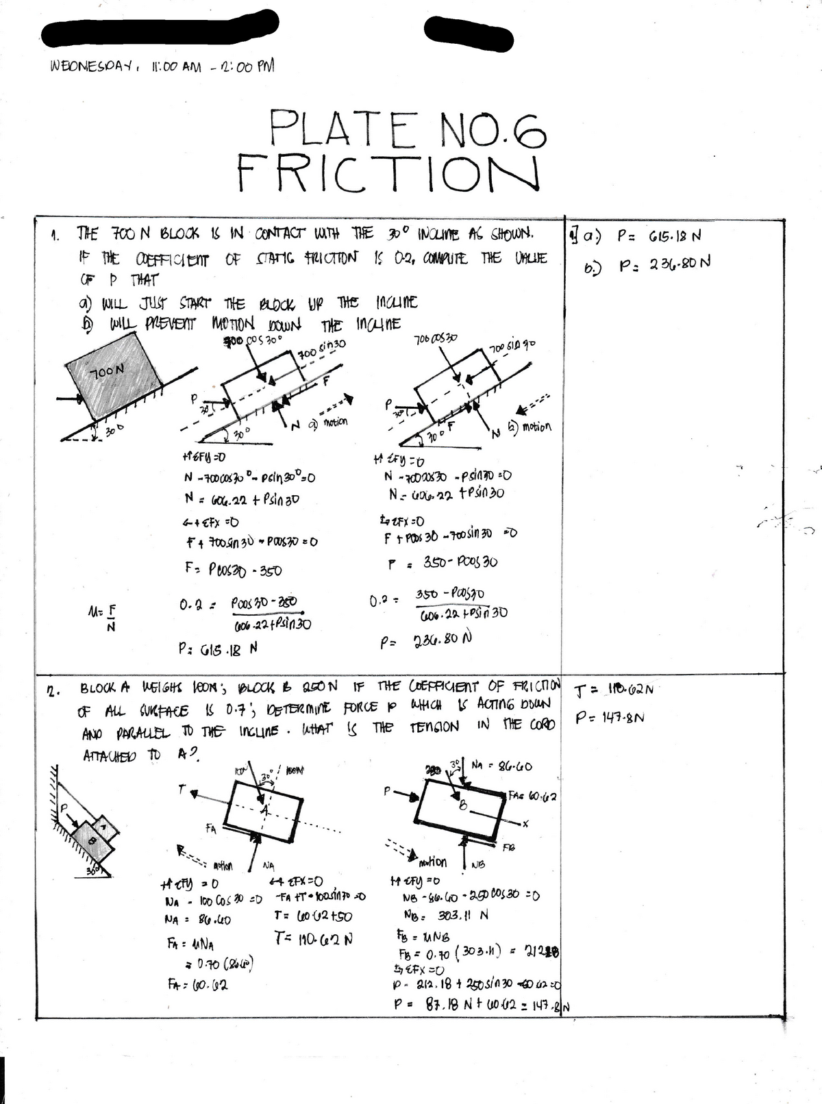 Prob 6 Statics Of Rigid Bodies Studocu