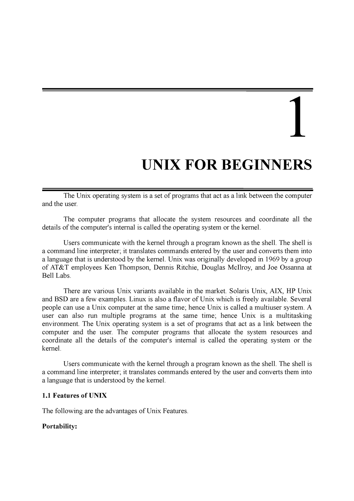 unix-chapter-1-programming-in-unix-dr-c-lalitha-unix-for