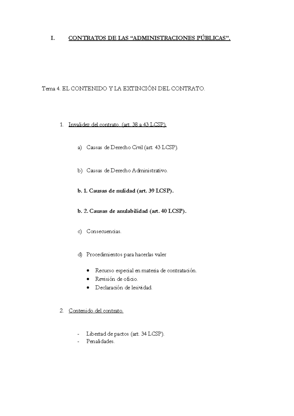 Esquema Xviii 9. El Contenido Y La Extinci Ã³n Del Contrato - I ...