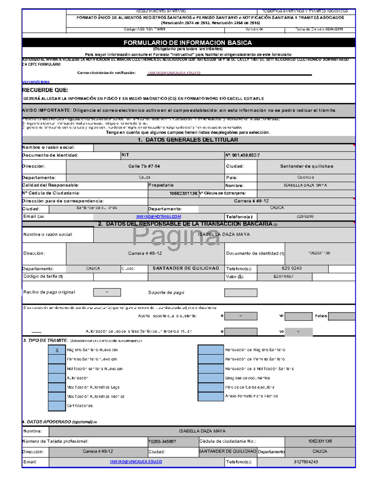 Tipos de registros sanitarios invima image to u