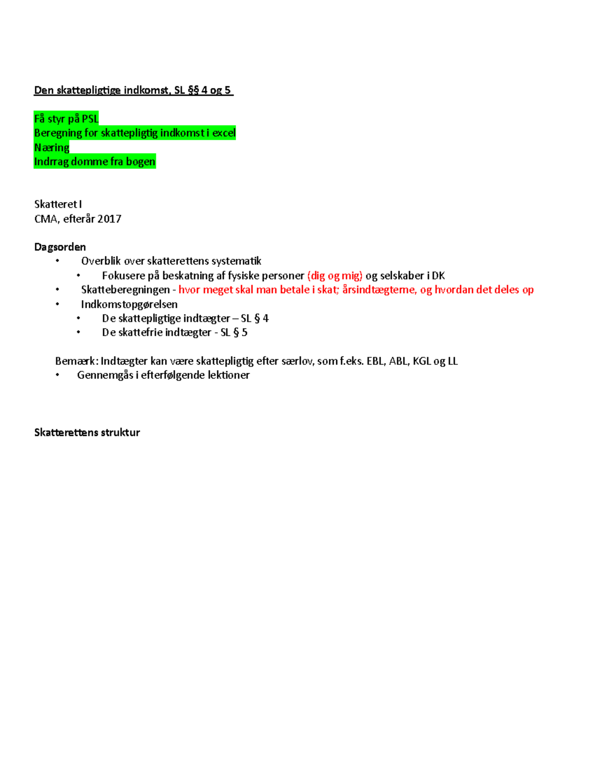 beskatning af erstatning beskatning af erstatning