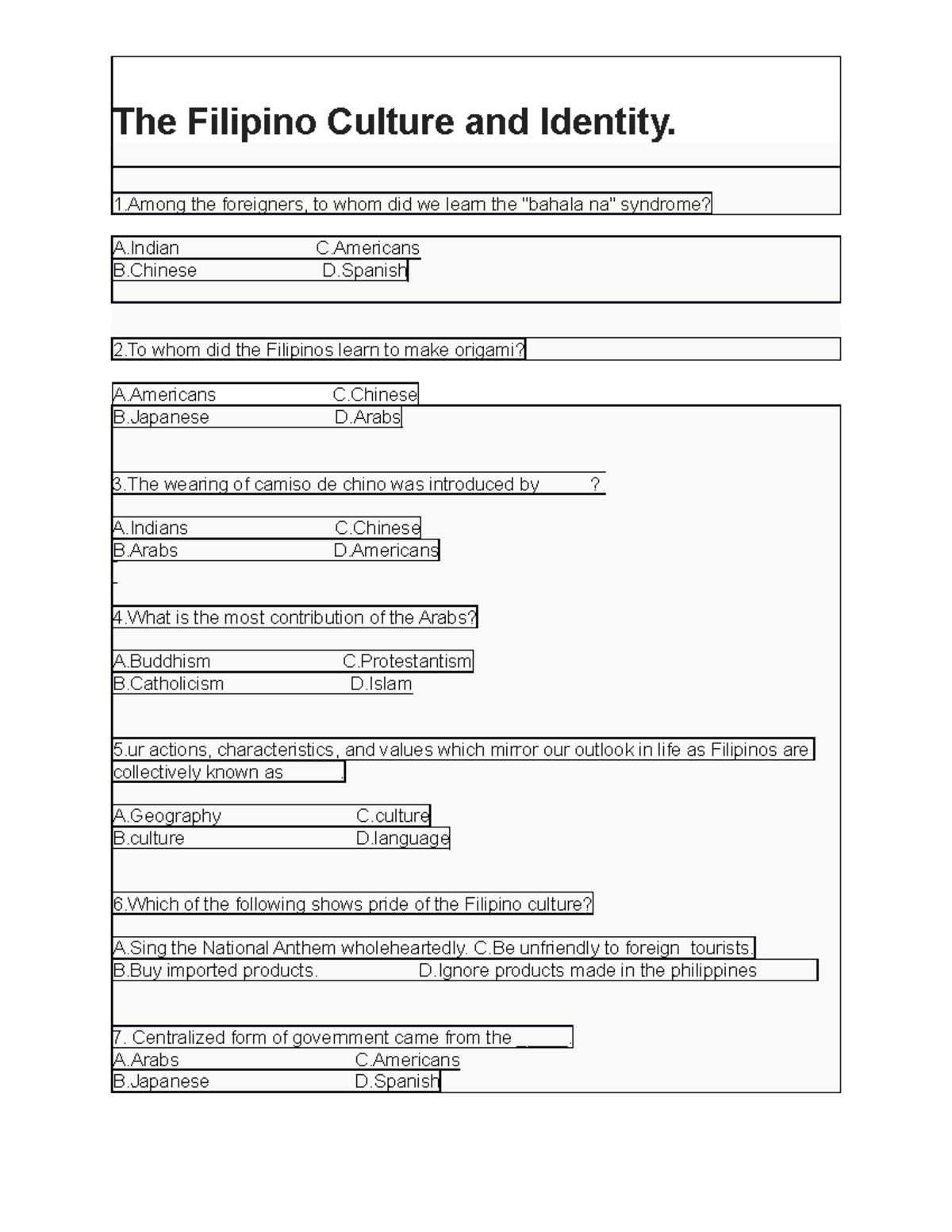 worksheet-filipino-traits-values-beliefs-and-traditions-the