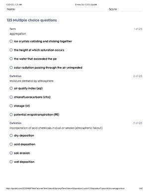 KIN 1Y03 - Tissues 1 - Name: Score: 51 Multiple choice questions ...