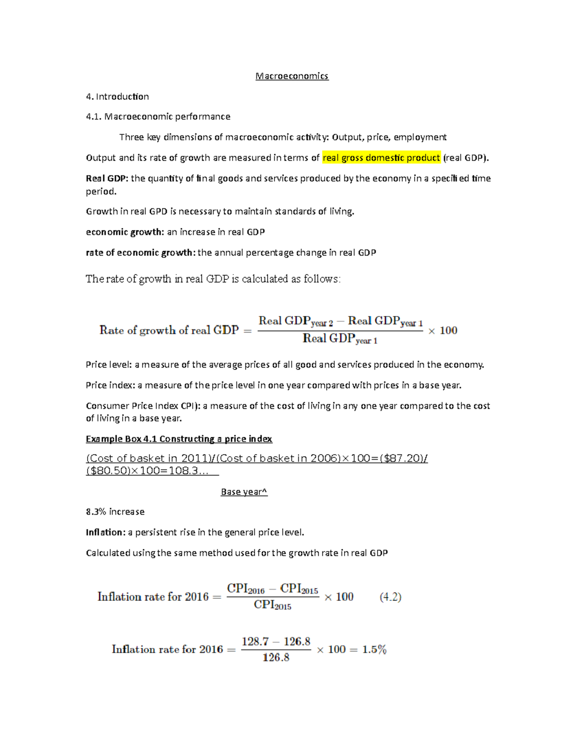 Chap. 4 Macroeconomics - Macroeconomics 4. Introduction 4 ...