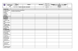 Learning action cell template - DIVISION ...