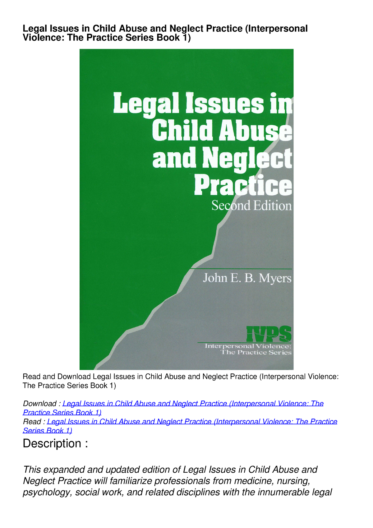 PDF/READ/DOWNLOAD Toxic Mold Litigation, Second Edition - Legal Issues ...