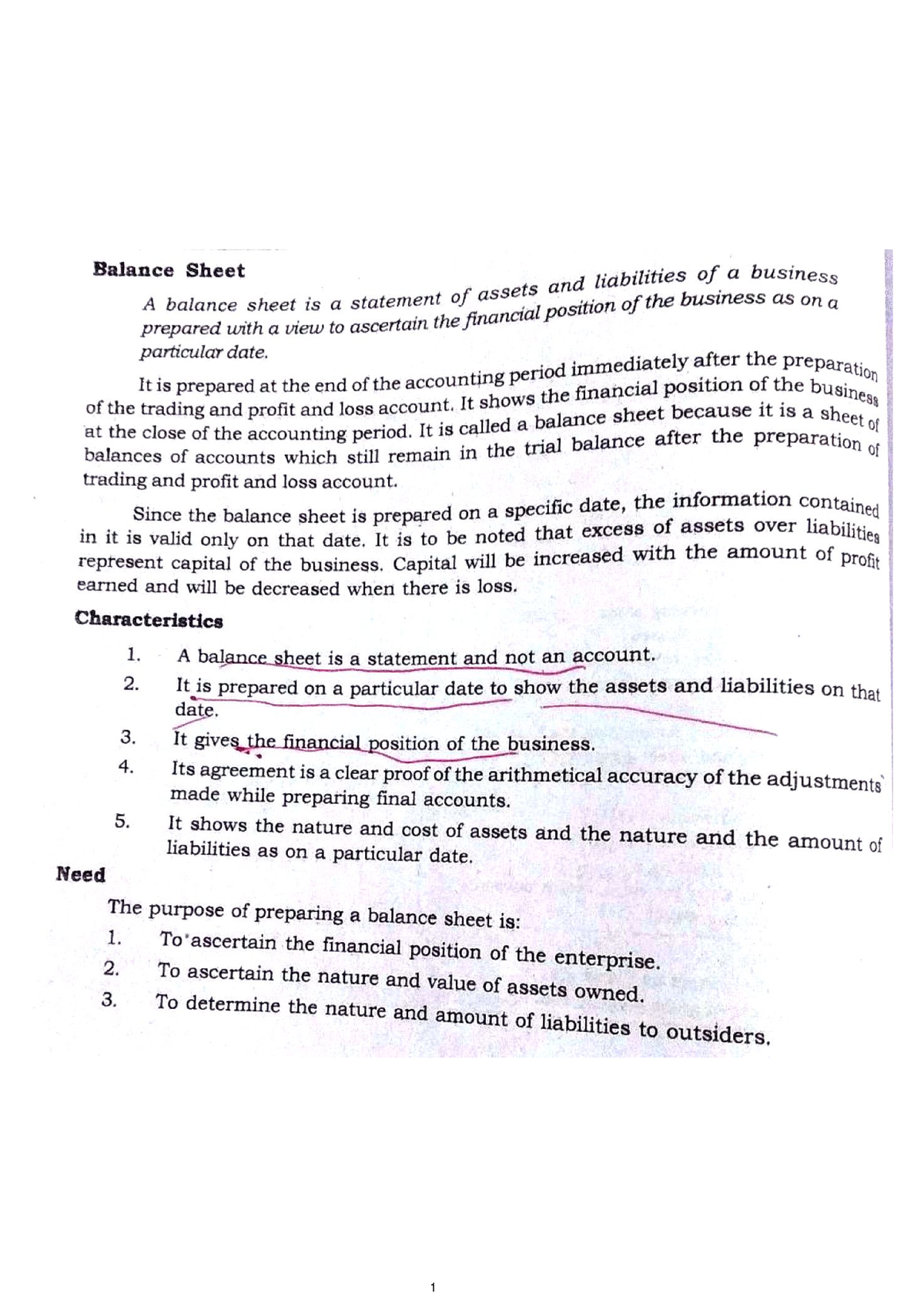 Balance Sheet And Classification Of Asset And Liabilities. - Financial ...