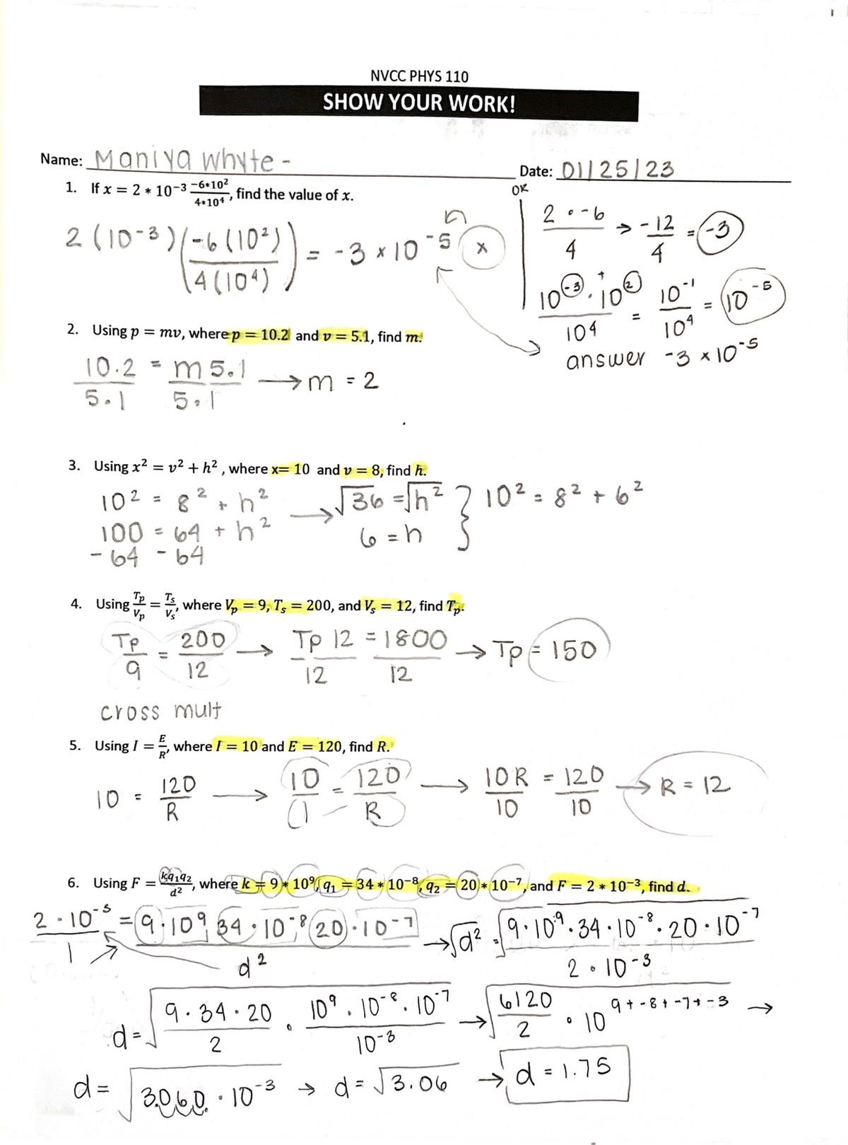 physics homework answers free