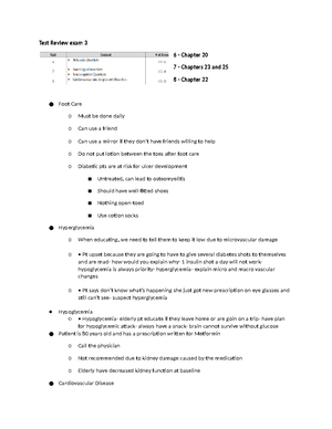 256 Exam 3 - Exam 3 review - Review for Exam 3 Chapter 25: Suicide and ...