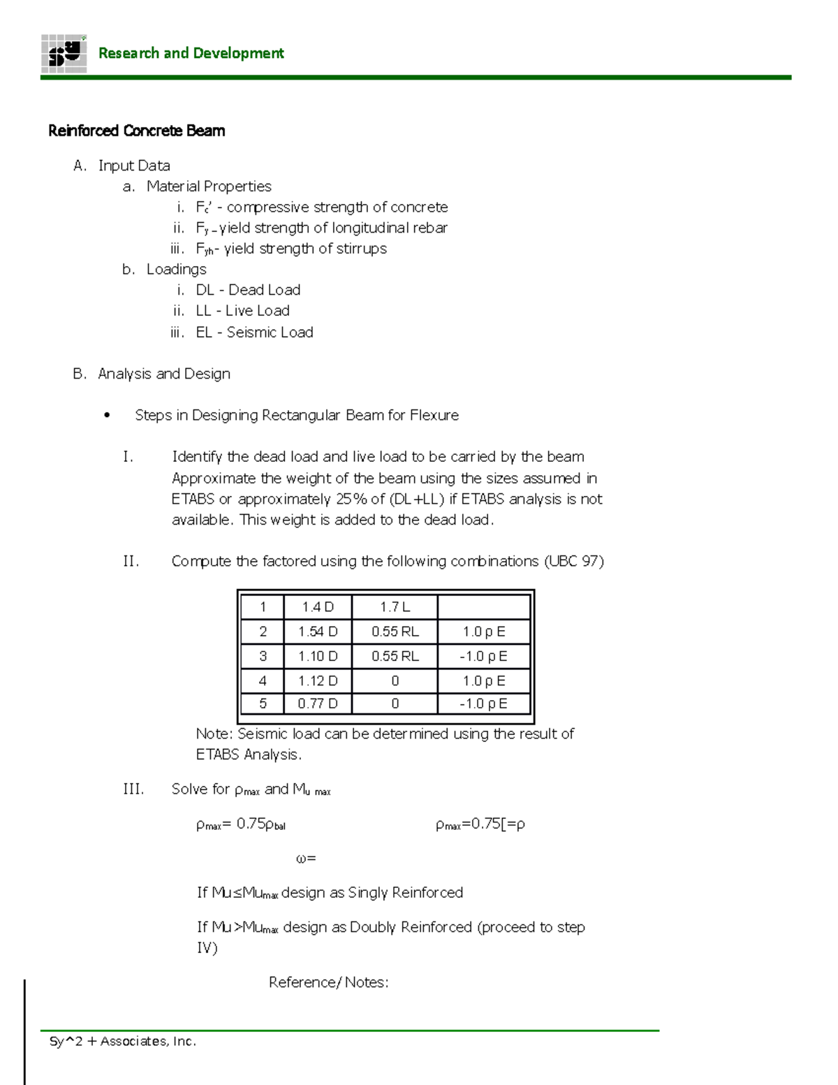 Design Reinforced Concrete Beam Girder As Per National Building Code