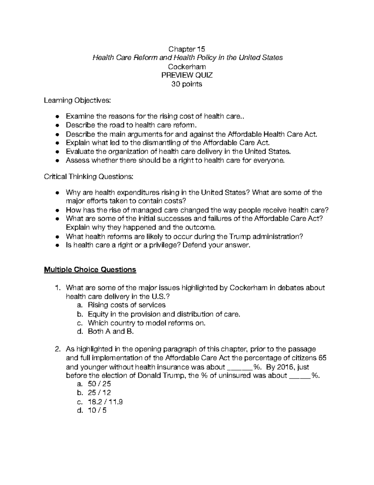 Ch+15+Quiz%2C+Cockerham%2C+spring+2020+%283%29 - Chapter 15 Health Care ...