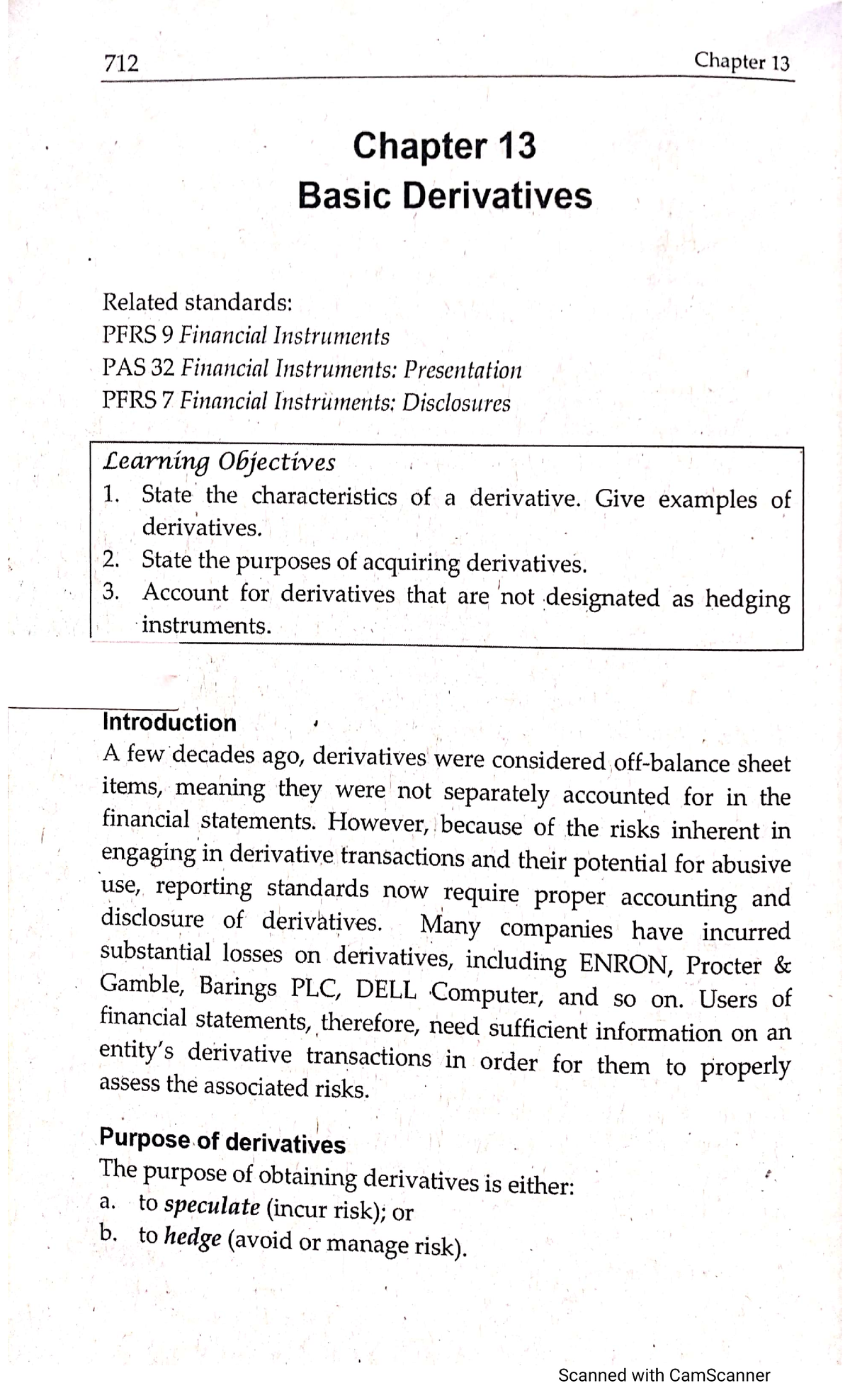 Basic Derivatives - Accountancy - Studocu