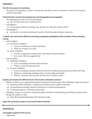 MKT 300 Exam 2 Study Guide - CHAPTER 7 Process 1. Need Recognition O ...