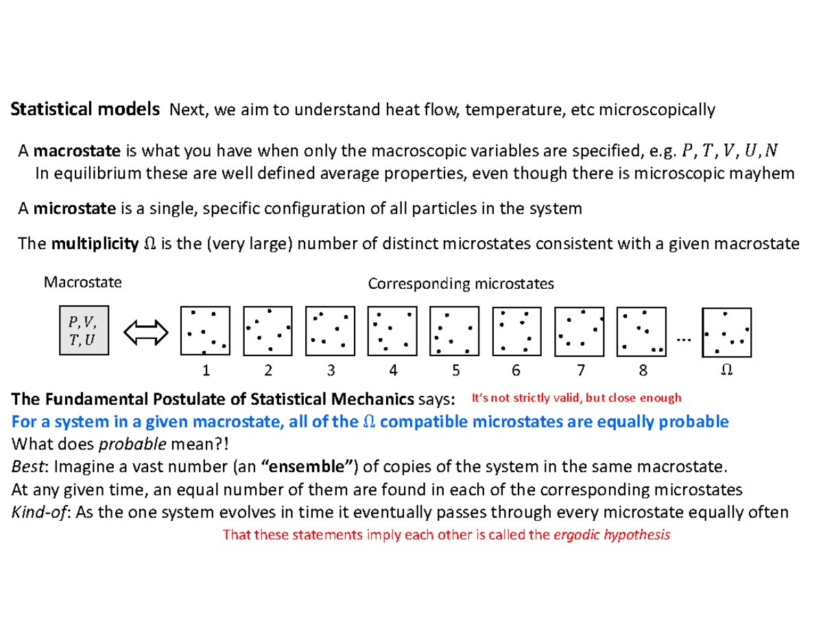 Statistical models - Statistical models Next, we aim to understand heat ...