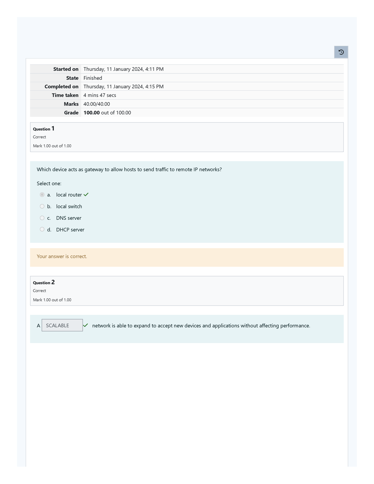 UGRD-IT6201-2323T - Prelim Lab Quiz 1 Attempt Perfect - Started On ...