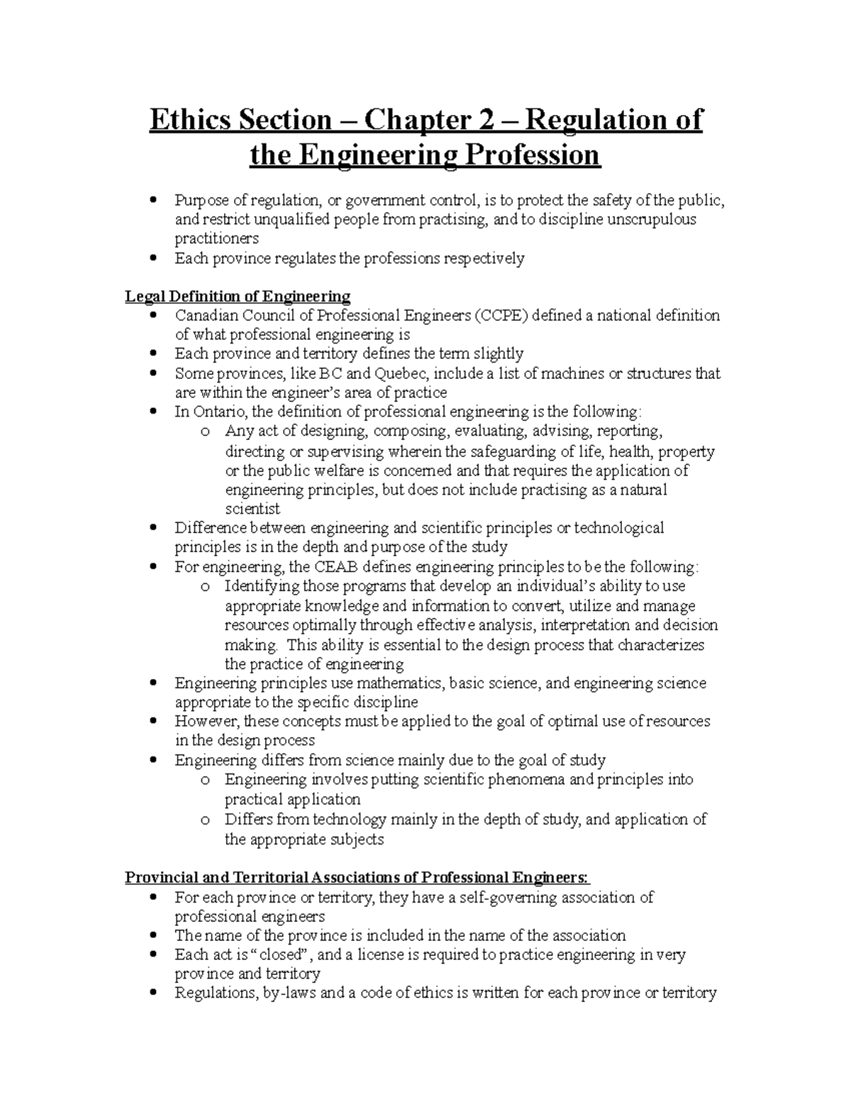 Ethics-Chapter 2 - Lecture notes - Ethics Section – Chapter 2 ...