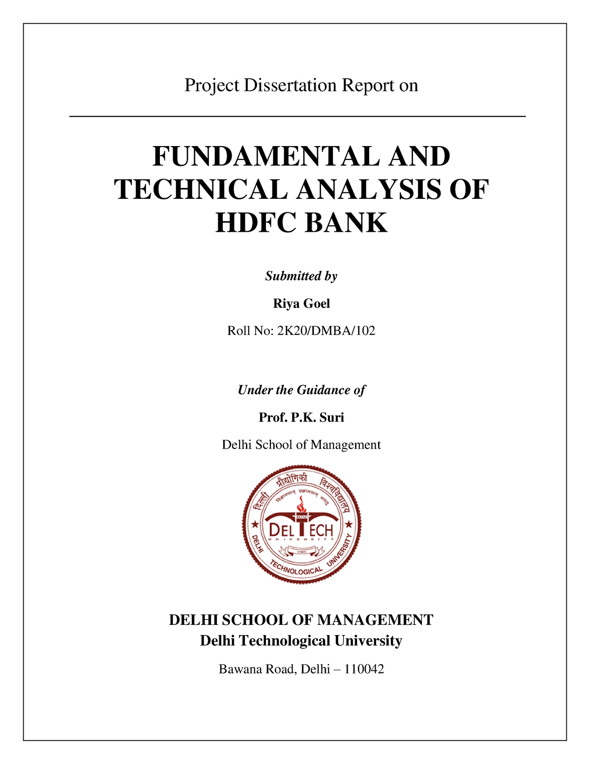 dissertation bank