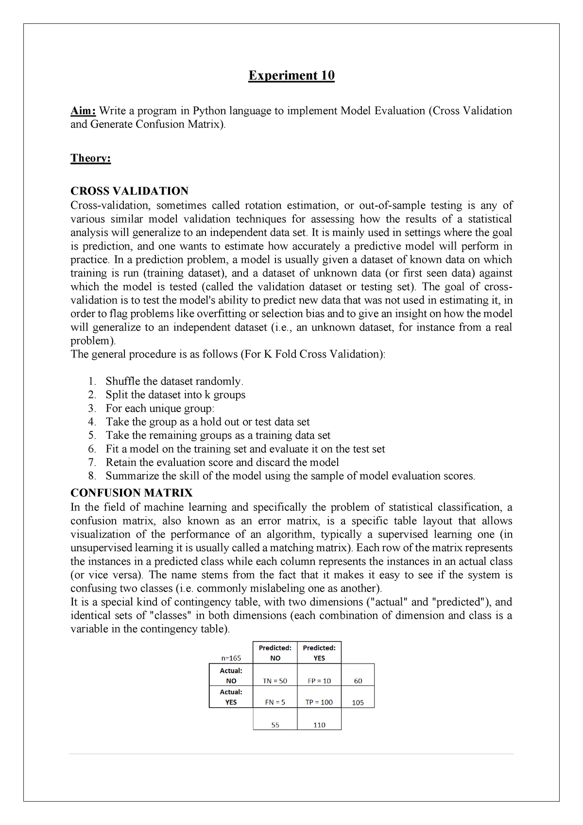 12-0-implement-model-evaluation-using-python-experiment-10-aim-write