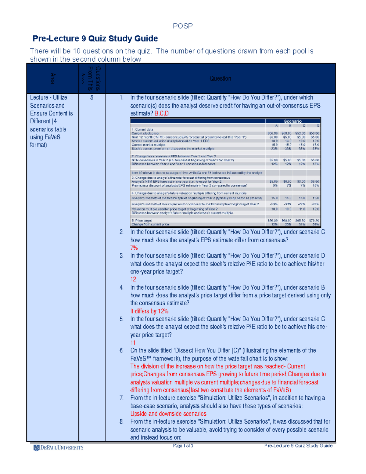 Pre-Lecture 9 Quiz Study Guide v1.0 - POSP Pre-Lecture 9 Quiz Study ...