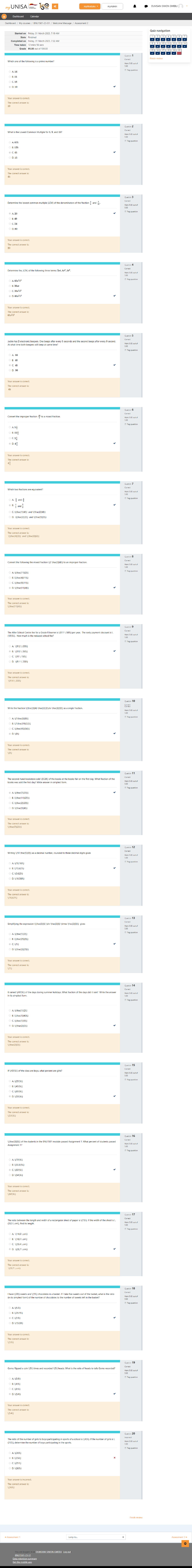 BNU1501 A2 - 2023 assignment 2 - Bnu1501 - Studocu