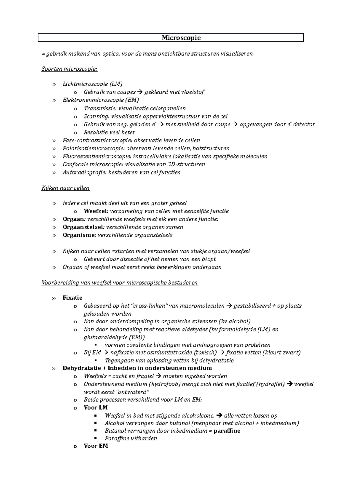 Samenvatting Visualisatietechnieken Biomedische Wetenschappen ...