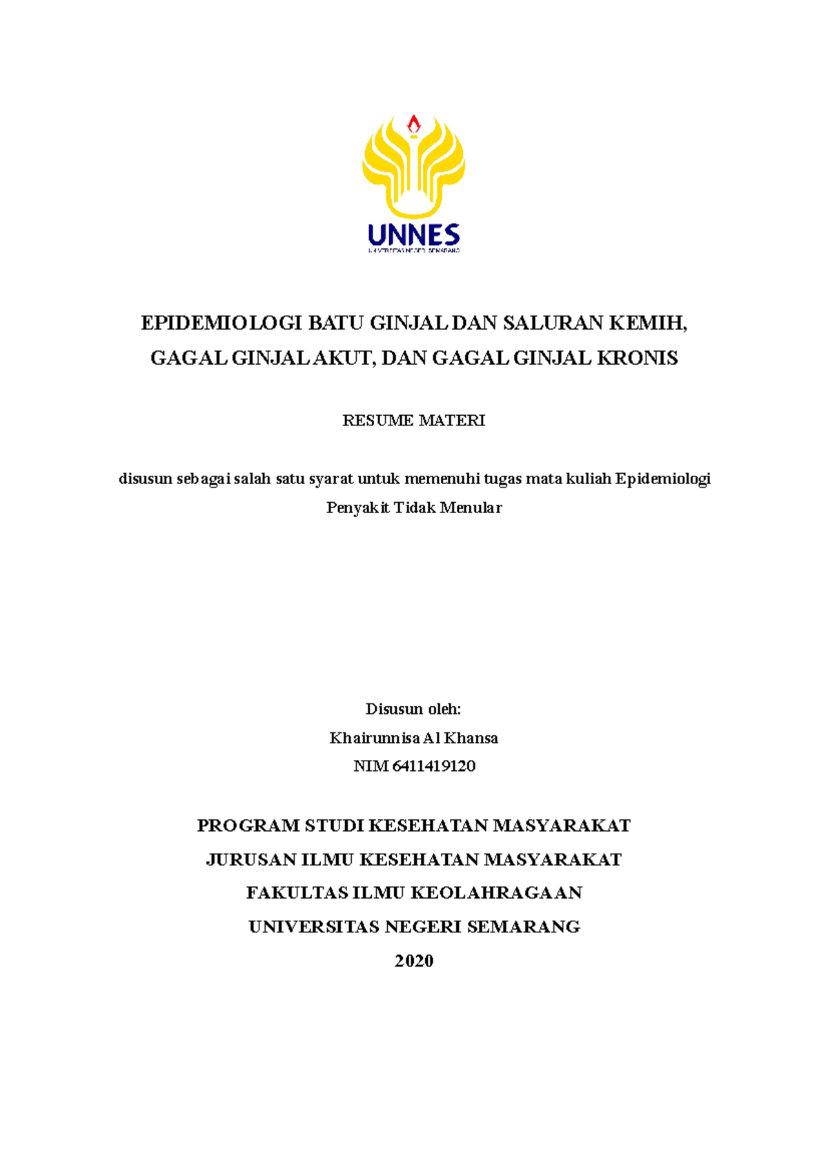 Epidemiologi Batu Ginjal Dan Saluran Kemih Epidemiologi Batu Ginjal Dan Saluran Kemih Gagal