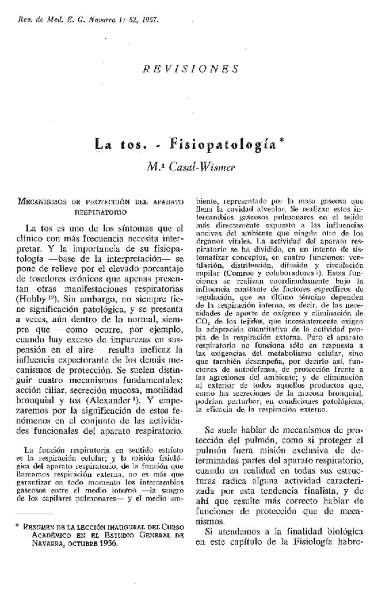 LA TOS - FISIOPATOLOGÍA - R E V I S I O N E S La t o s. - F i s i o p a ...
