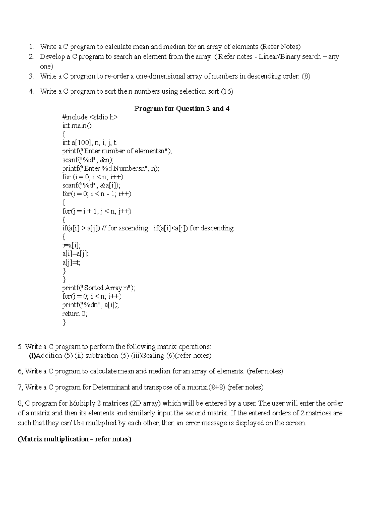 programs-unit-2-fdfdfdf-write-a-c-program-to-calculate-mean-and