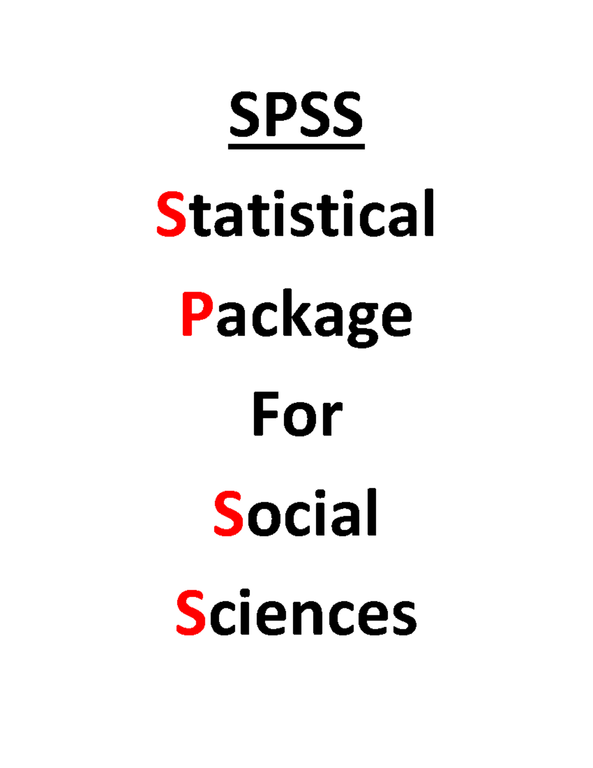 SPSS - SPSS tables - mba - SPSS Statistical Package For Social Sciences ...