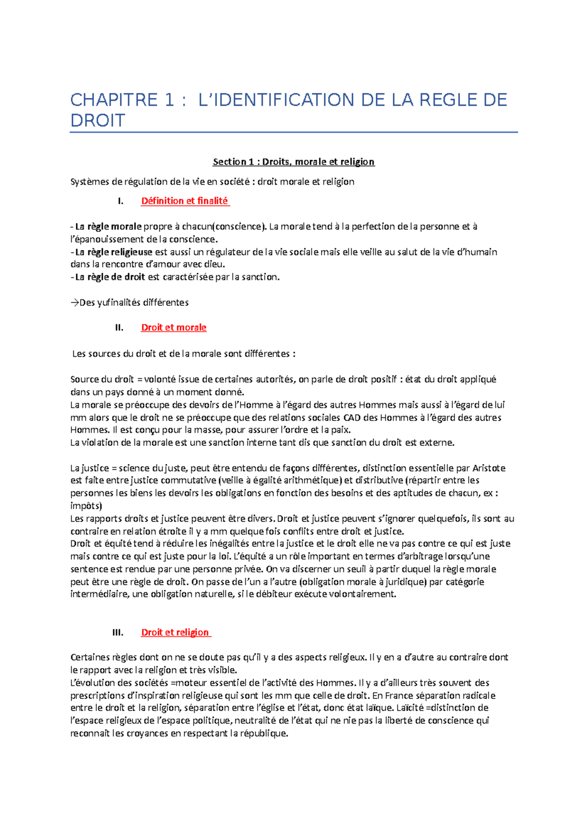 Chapitre 1 D ¨ - jsq - CHAPITRE 1 : L’IDENTIFICATION DE LA REGLE DE ...