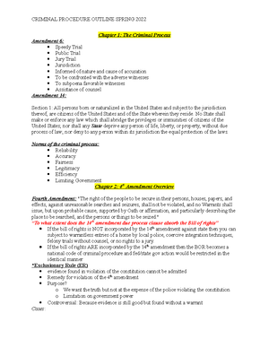 Criminal Procedure Outline - Introduction to the Criminal Justice ...