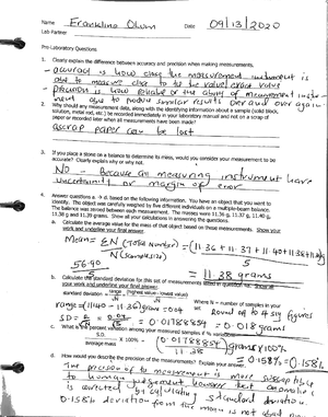 Homework #2 - Review For Test - CHEM 1010 - Studocu