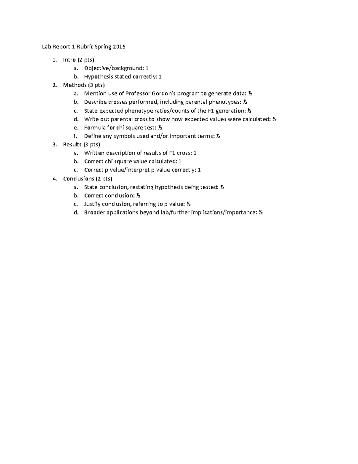 Lab Report 01Rubric Spring 2021 - Lab Report 1 Rubric Spring 2019 1 ...