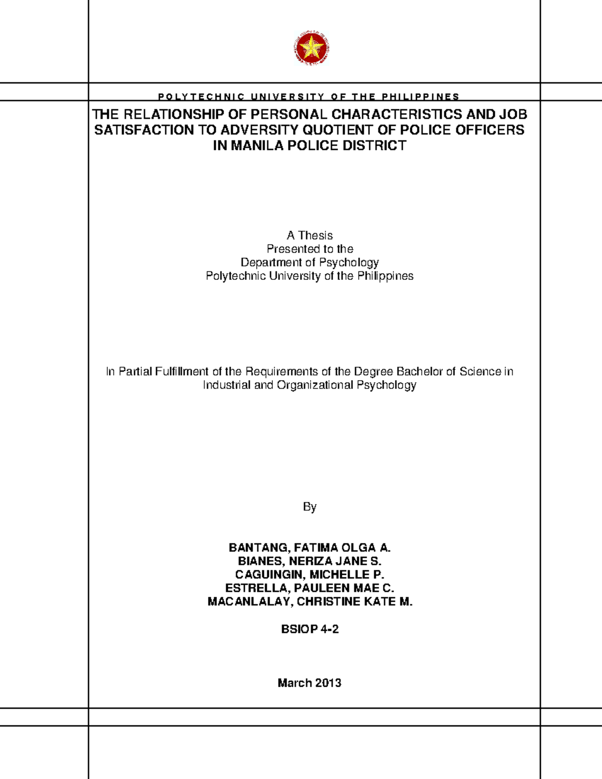 PUP Example thesis - And I swear the magnolias flashed a smile (flashed ...
