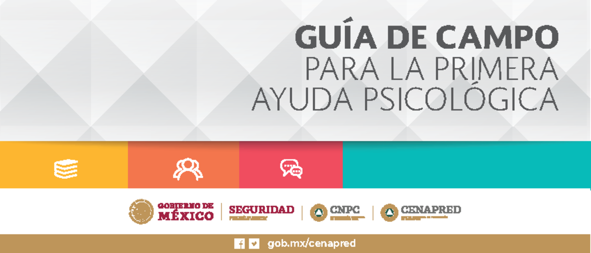 419-GUIA Ayuda Psicologica - GUÍA DE CAMPO PARA LA PRIMERA AYUDA