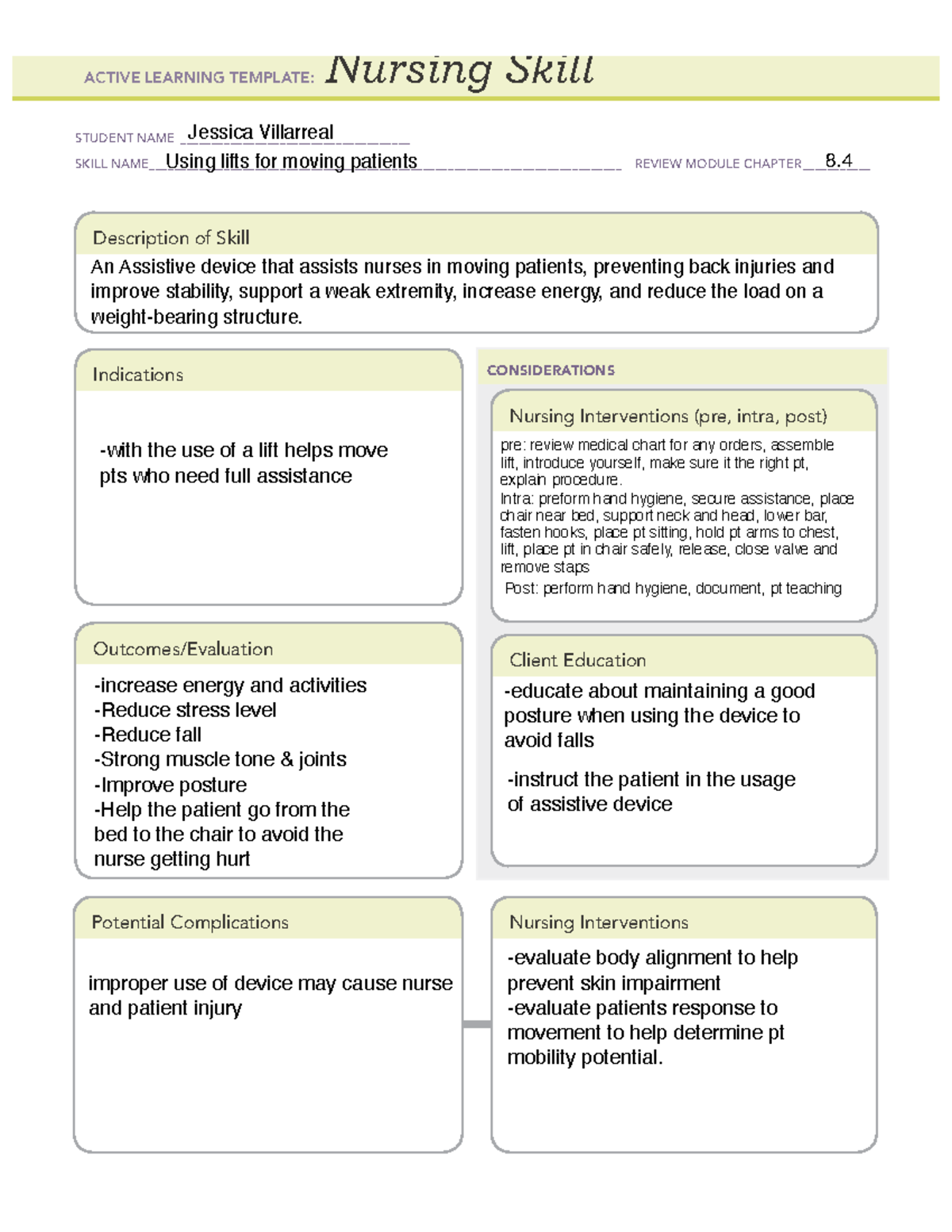 8.4 Nursing skills using lifts for moving patients.pdf - 25599 ...