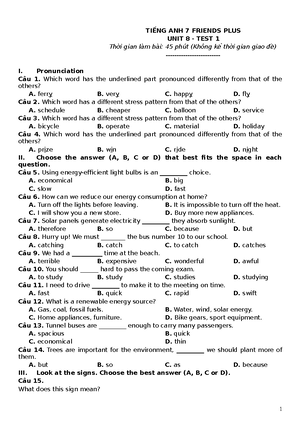 Big 4 lop 7 tap 1 - Revise knowledge for students grade 7 - i A ...