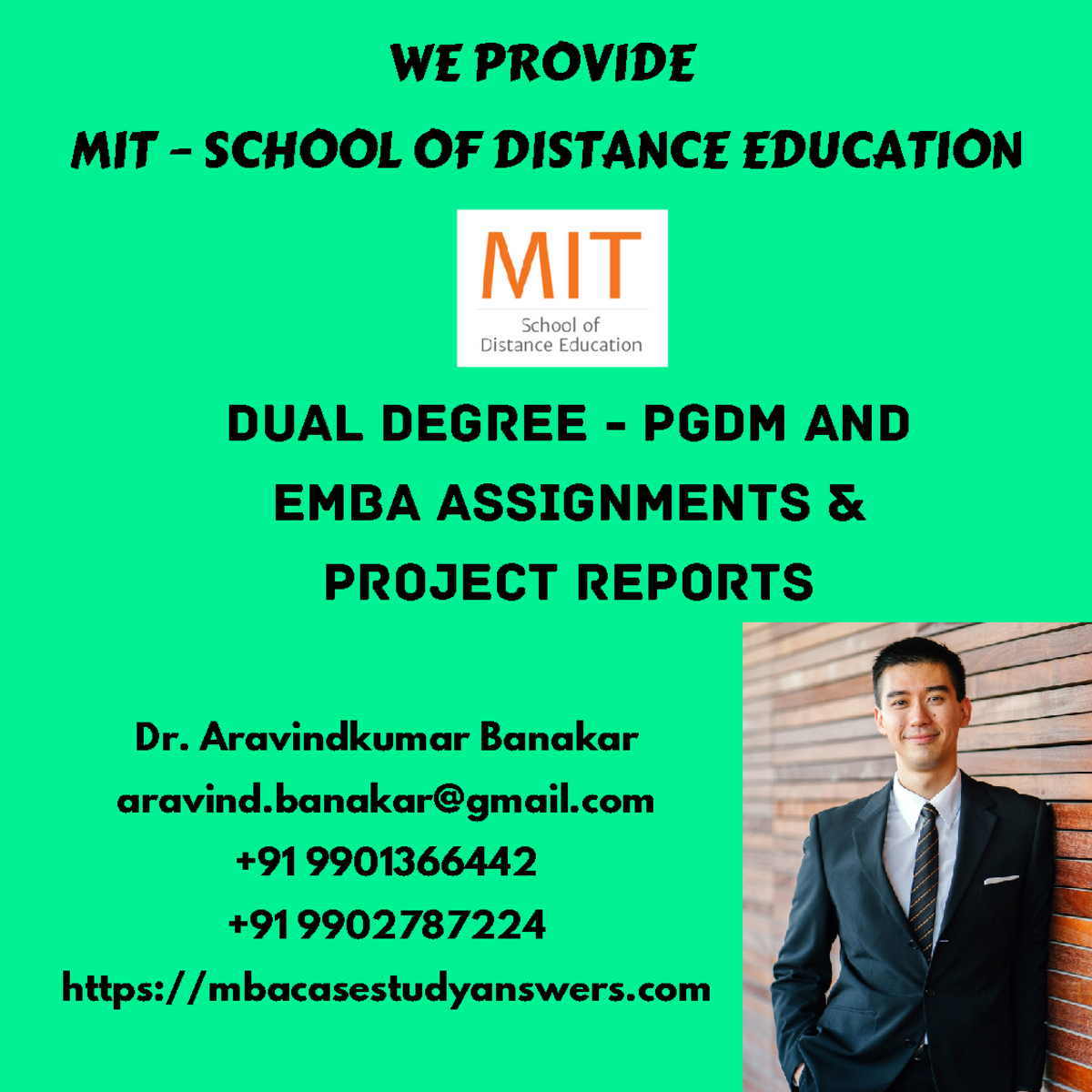 MIT SDE Post Graduate of Diploma Management Assignments & Project ...