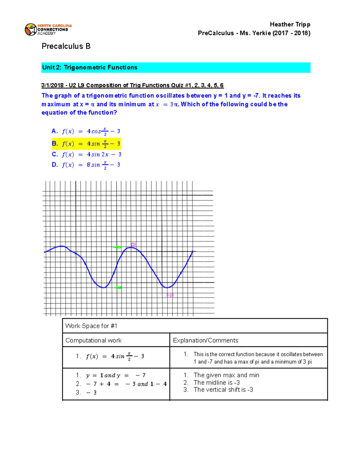 Pre Cal B Unit 2 TRIG - PreCalculus - Ms. Yerkie (2017 - 2018 ...