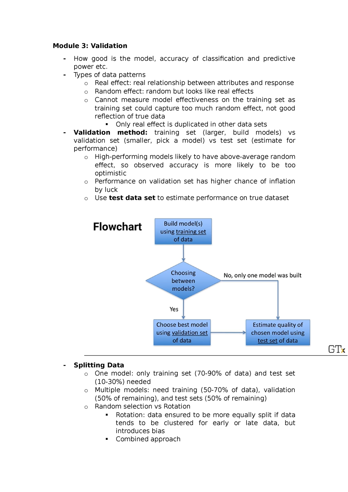 ISYE6501 Class Notes - Module 3 - Module 3: Validation How Good Is The ...