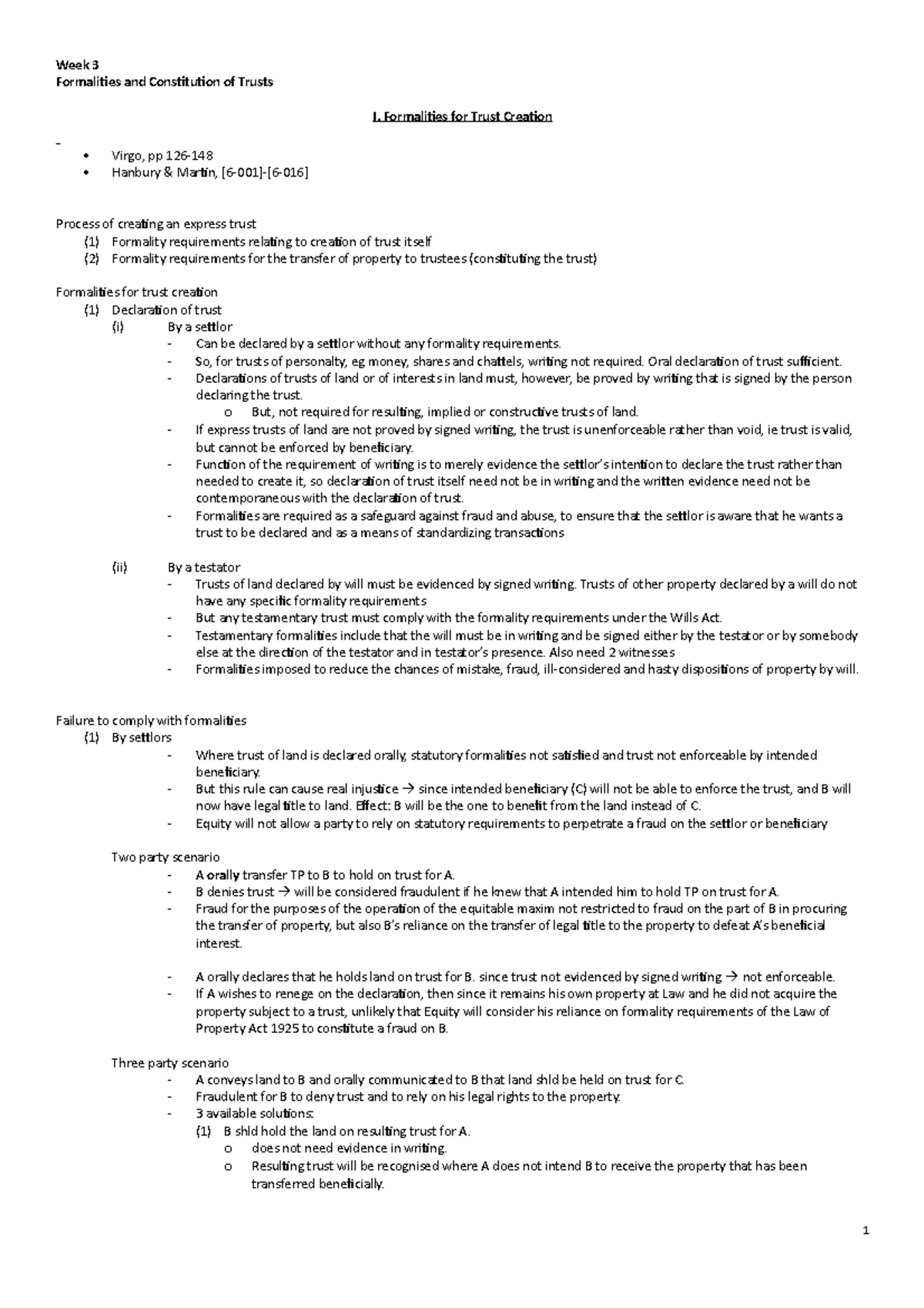 Week 3 - Prof Wu Ying Chieh - Week 3 Formalities and Constitution of ...